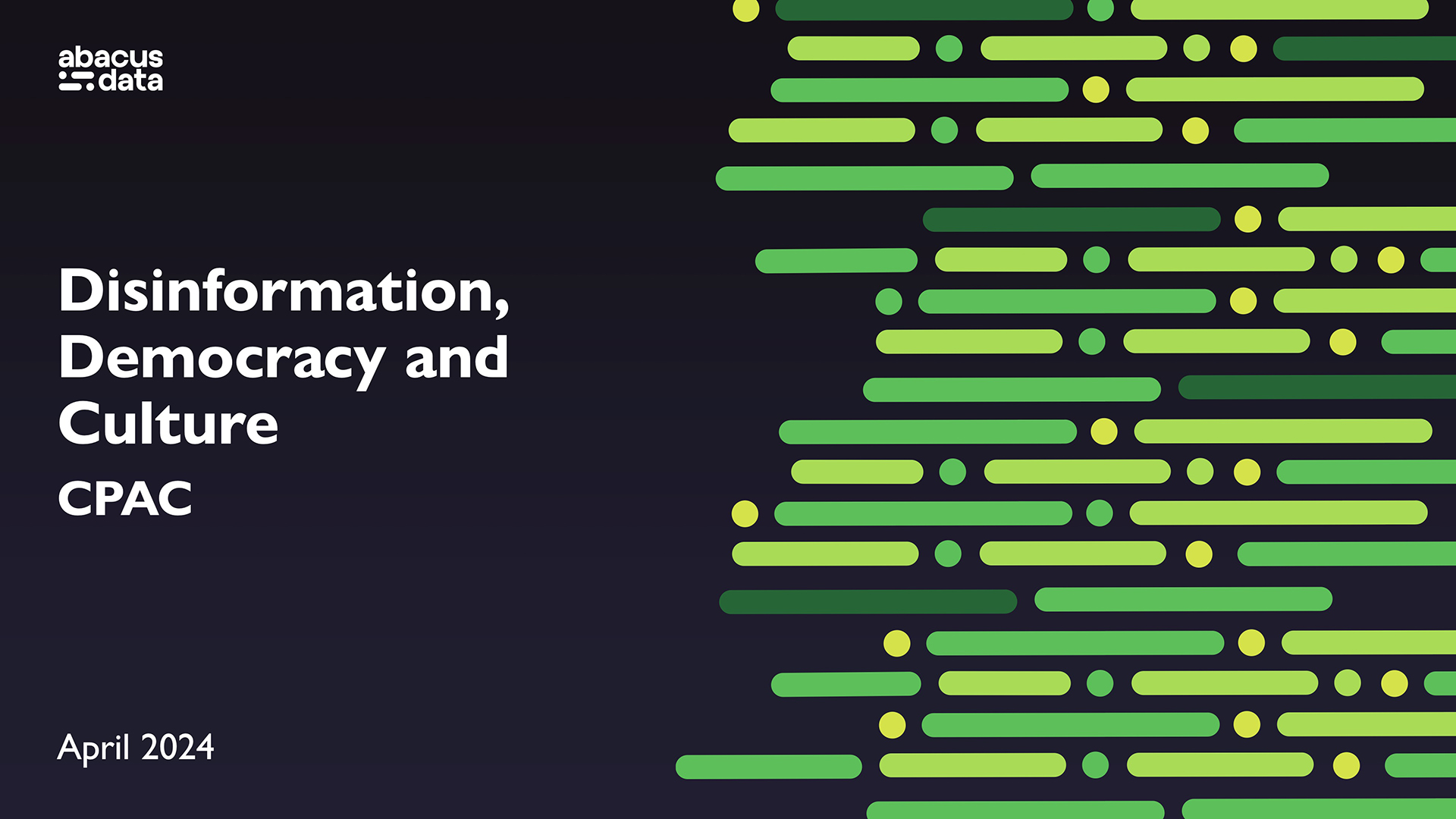 Disinformation, Democracy and Culture