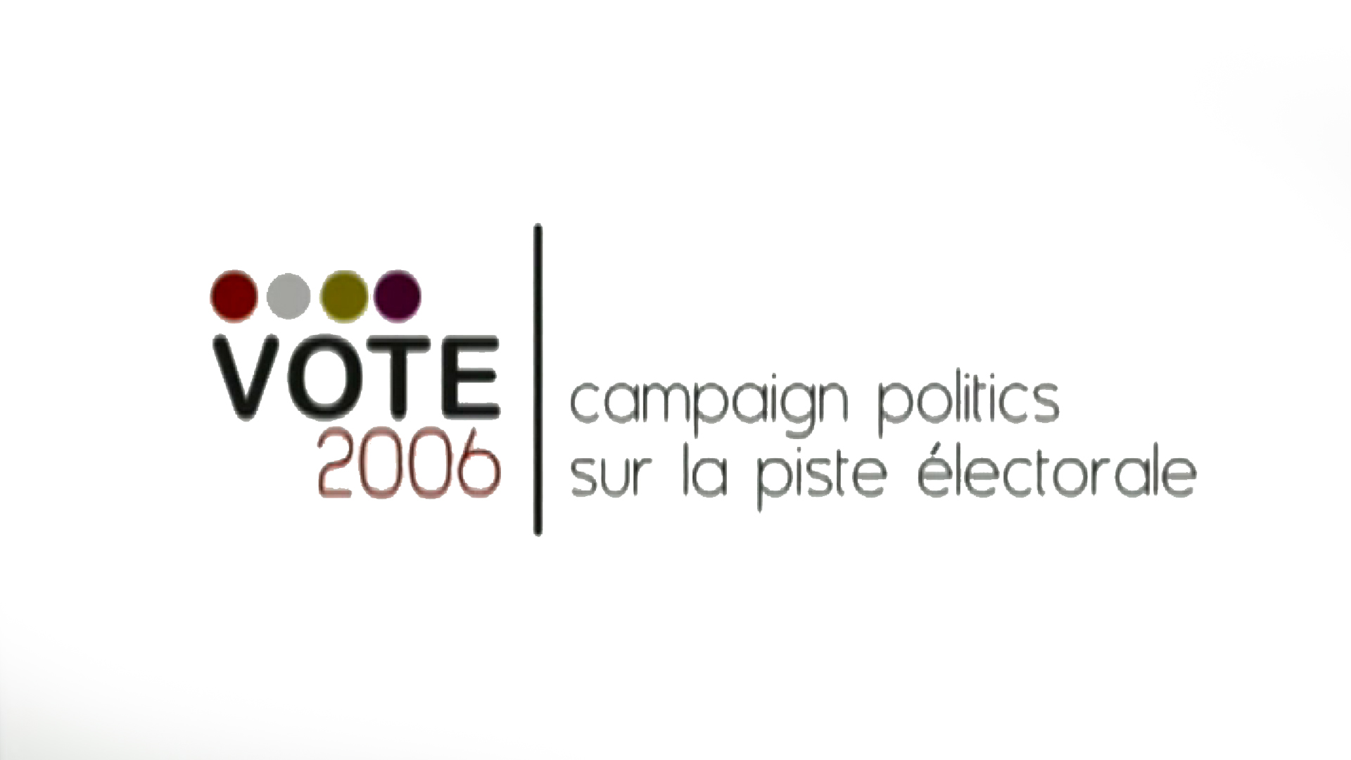 Sur la piste électorale