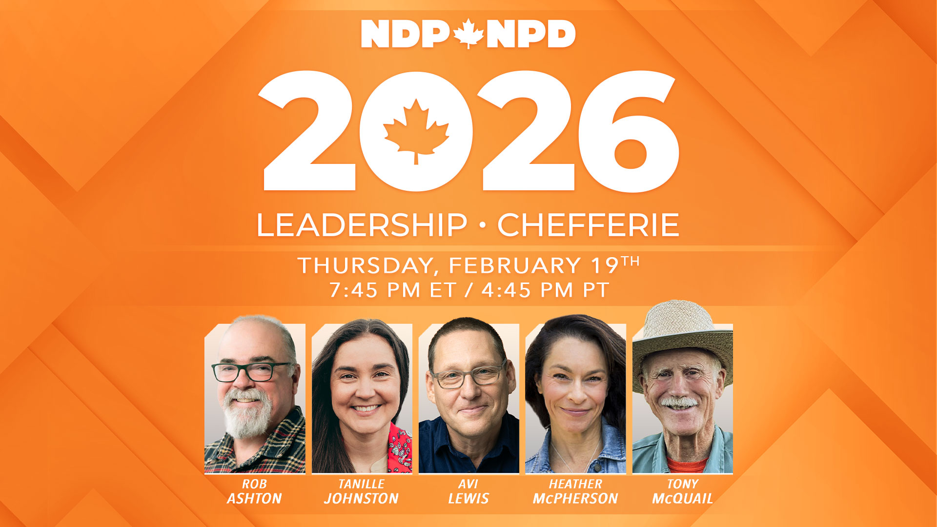 NDP Leadership Debate 2026